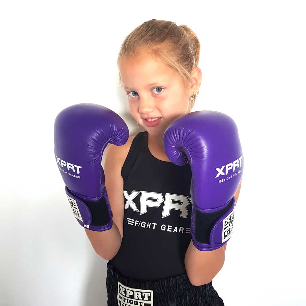 Kinder bokshandschoenen XPRT Competitor V1 paars