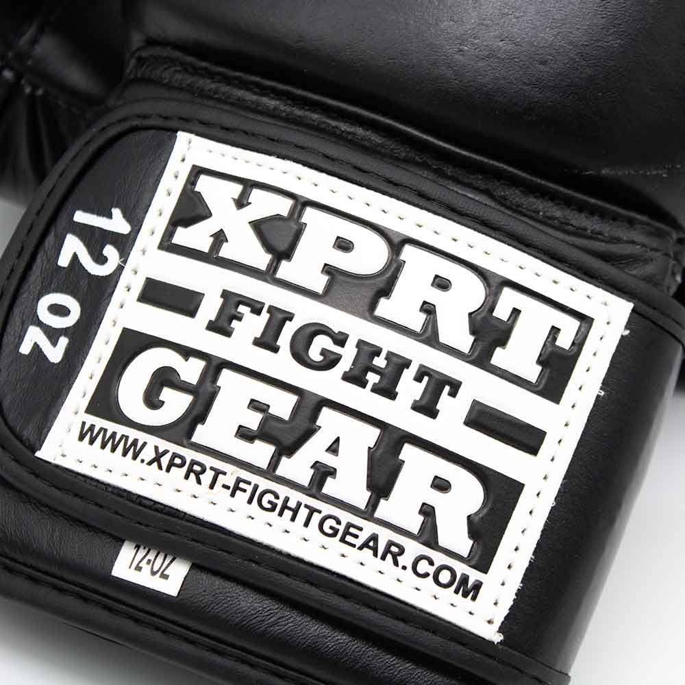 Kinder bokshandschoenen XPRT Top Gloves zwart leer