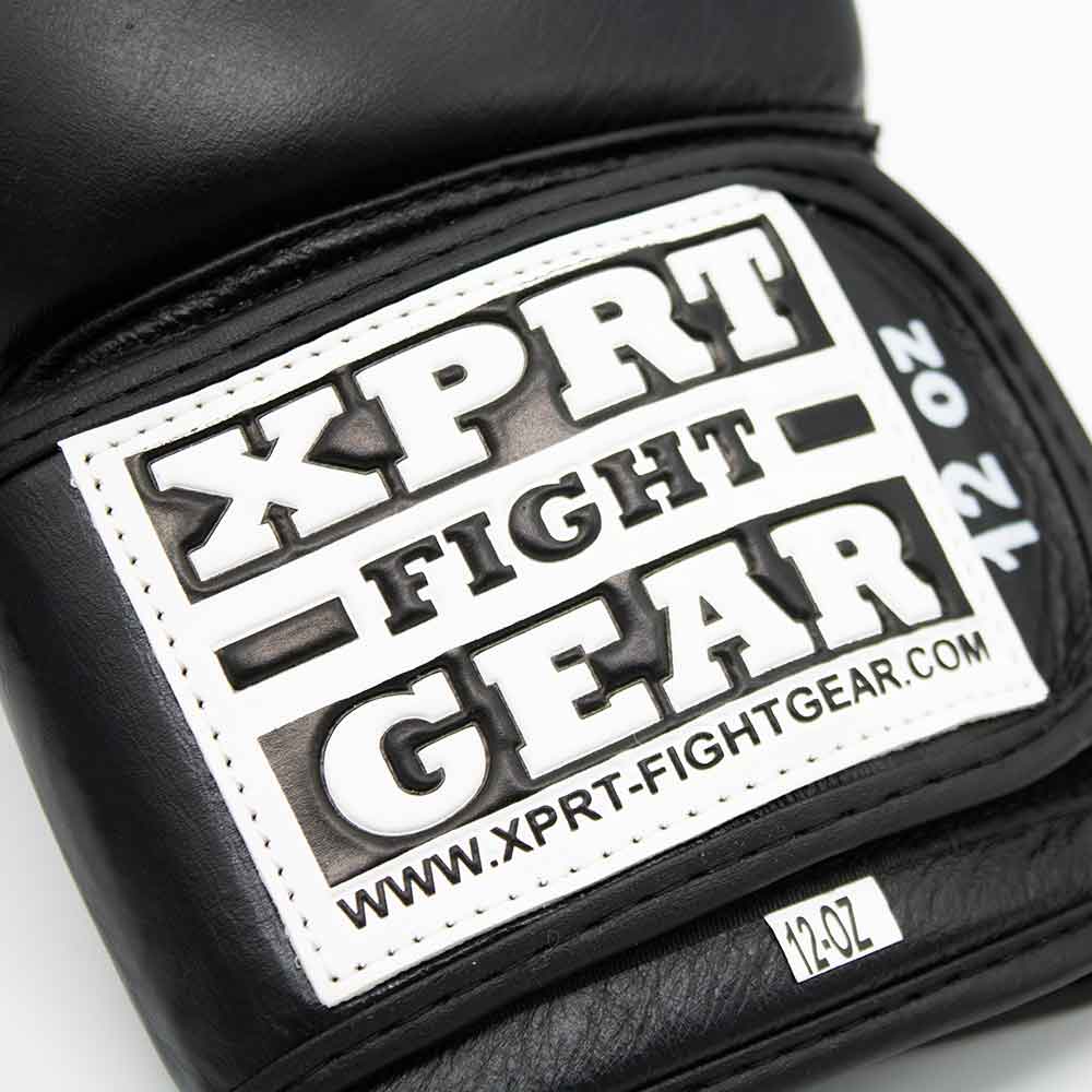 Kinder bokshandschoenen XPRT Top Gloves zwart roze leer