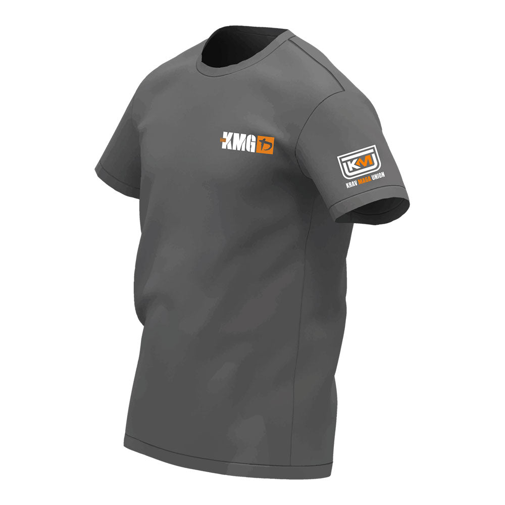 T-shirt KMU G-Level dames donkergrijs