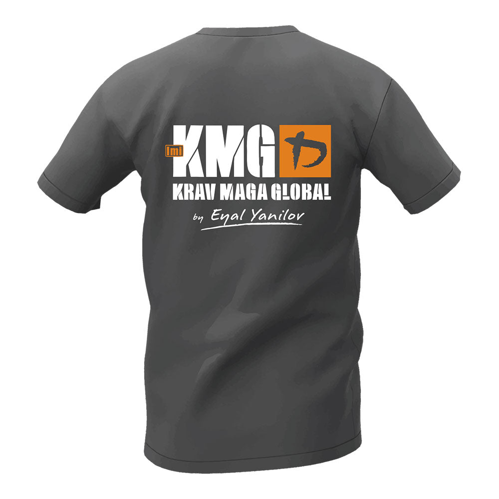 T-shirt KMU G-Level heren donkergrijs