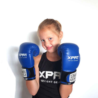 Kinder bokshandschoenen XPRT Competitor V1 blauw