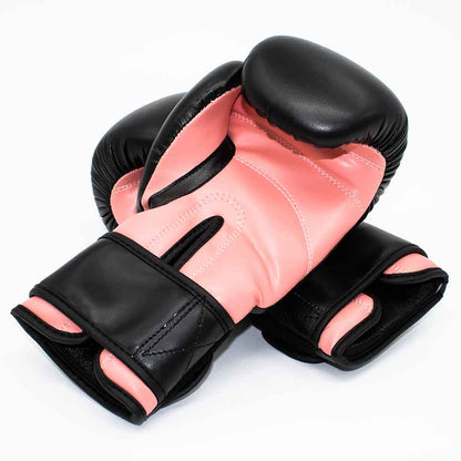Meisjes bokshandschoenen XPRT Duo V1 zwart roze